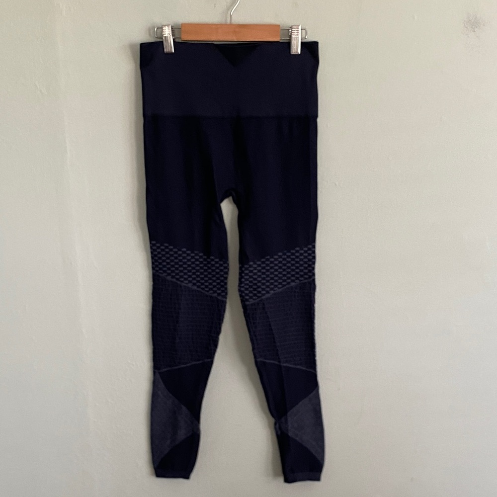 Spanx Women’s Navy Blue High Waisted Leggings Size Medium